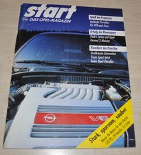 Opel Start 4/92 Magazine Tuning Brochure DE