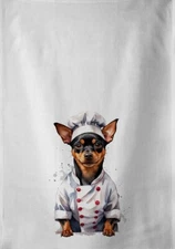 Miniature Pinscher Chef Dish Towel