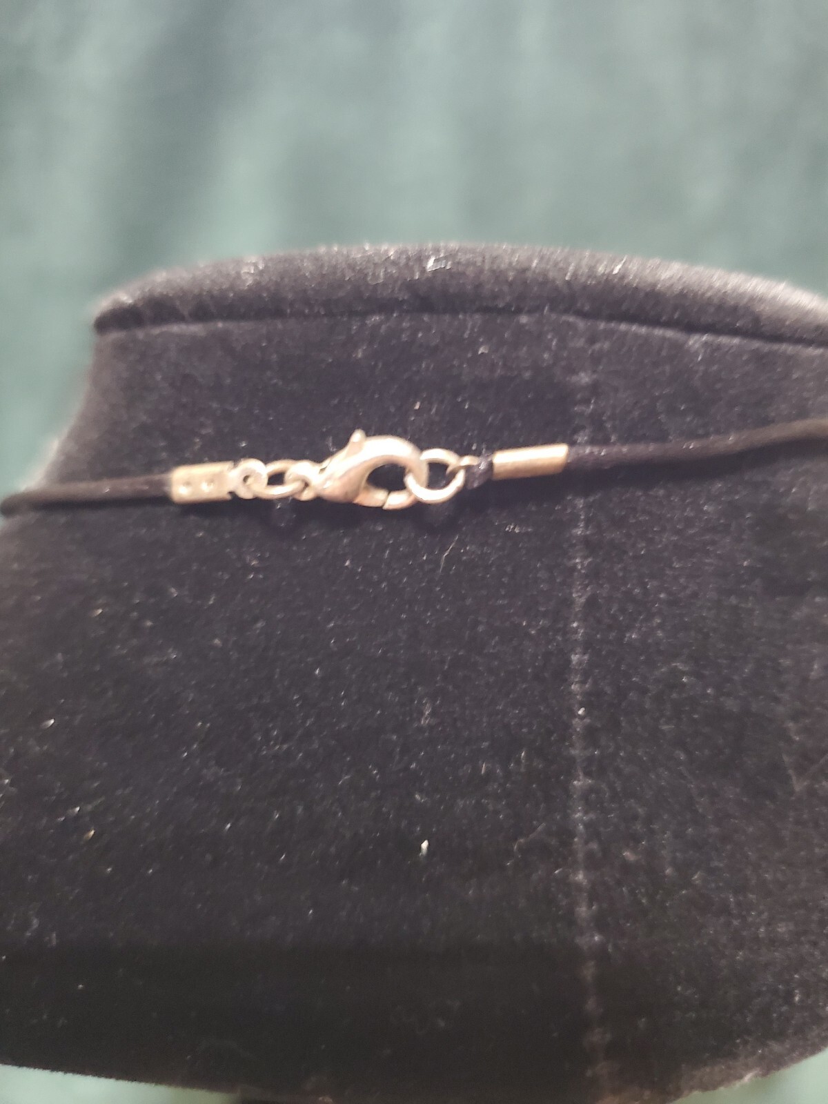 Statement Necklace With Open Rhinestone Charm - image 4