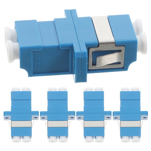 5 Pcs Glasfaseradapter Steckverbinder Für Glasfaserkabel Faserkoppler - Photo 3/12