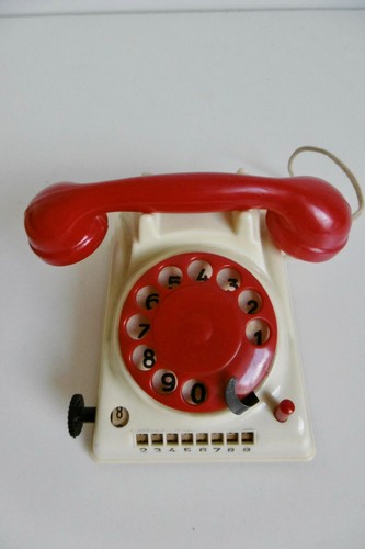 JOUET ANCIEN ALLEMAND - TÉLÉPHONE "MULTIPLEX" DANS SA BOITE D'ORIGINE - VINTAGE - Picture 3 of 11