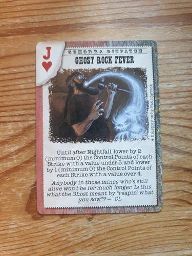 Deadlands Doomtown Boot Hill Multiplayer Trading Card Game Singles - Foto 91 di 250