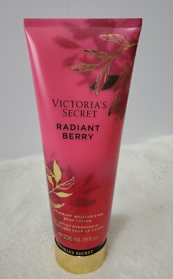VICTORIA'S SECRET RADIANT BERRY FRAGRANT MOISTURIZING BODY LOTION 8 Oz NEW 