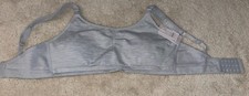 Auden Bra Women s Large Gray Wireless Lined Nursing Adjustable Straps