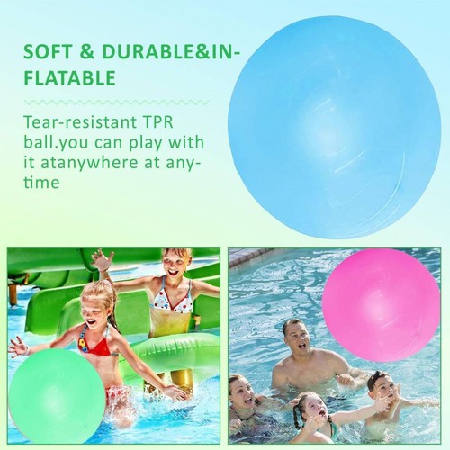Wubble Super Bubble Ball Toy Bubble Big Balls Firm Bubble Lightweight Siper Soft - Picture 12 of 18