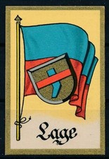 Figurina Cosmo sigarette 1932: stemma e bandiera: posizione