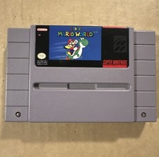 Super Mario World (Super Nintendo, 1991) Authentic Video Game Cartridge SNES