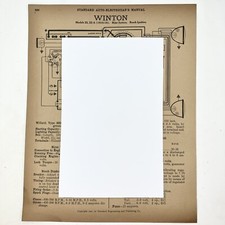 Vtg 1916-18 22 22a Winton 1917 D-34 D-35 Buick Standard Auto Electrician Manual