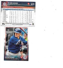 Ryan Goins 2015 Topps Baseball Card #677 Bogo FREE Toronto Blue Jays