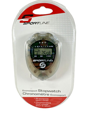 Sportline Econo Sport Stopwatch All purpose stopwatch SEALED NEW Chronomètre