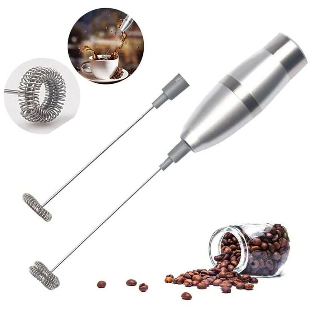 Milk Frother Egg Beater Electric Double Spring Head Milk Bubble for Large Cup Milk Frother Egg Beater Electric Double Spring Head Milk Bubble for Large Cup