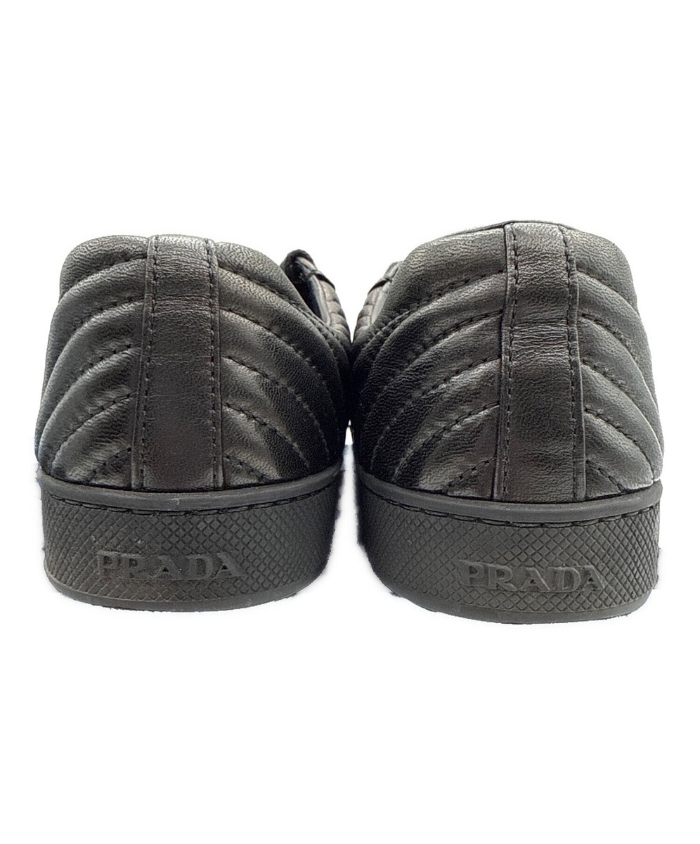Prada Size 36 Women's Lace Up Leather Flats Sneakers in
