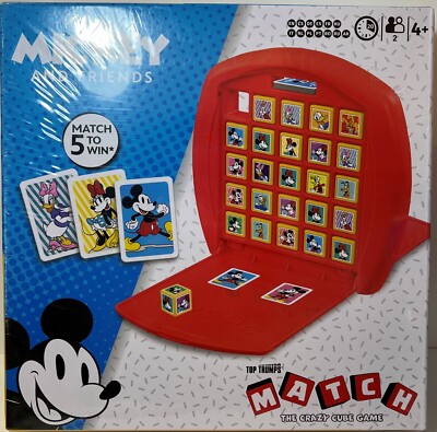 Mickey & Friends Top Trumps Match - The Crazy Cube Game