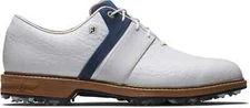 FootJoy Dryjoys Premiere Series Packard LX Golf Shoes - White/Navy 54534-BLEMS