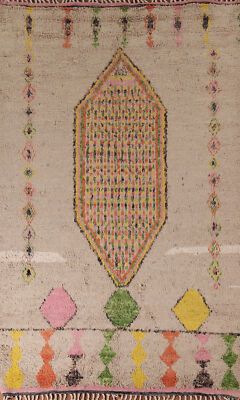 Handwoven Luxury Hand-Knotted Moroccan Area Rugs for Living Room 6x10 ft