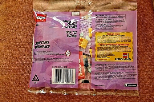 New Lego GIFT BAG WRAPPING Set 5006008 Gift Tags & Dots Mini Frame Polybag 30556 - Picture 4 of 6