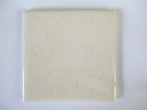 VINTAGE TAN WITH BROWN SPECKS GLOSS CERAMIC WALL TILE SQUARE 4-1/4" X 4-1/4"