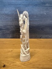 Bali Indonesische Knochen Schnitzerei TOTEM 20 cm filigran