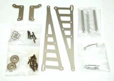 Associated DR10 Drag Car Silver Aluminum Wheelie Bar Kit SPTSTC71071S