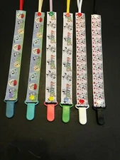 Handmade Pacifier Holder - Kids Shows - Peanuts