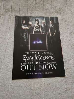FPOT137 ZEITSCHRIFTENWERBUNG 11X8'' EVANESCENCE: DAS NEUE ALBUM
