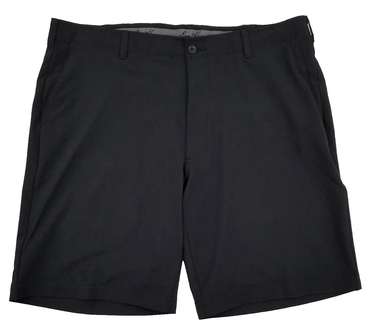 Pantalones cortos sólido negro Ben Hogan para hombres