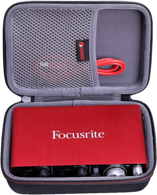 XANAD Case for Focusrite Scarlett Solo or 2I2 (3Nd Gen) Audio Interface -Hard 