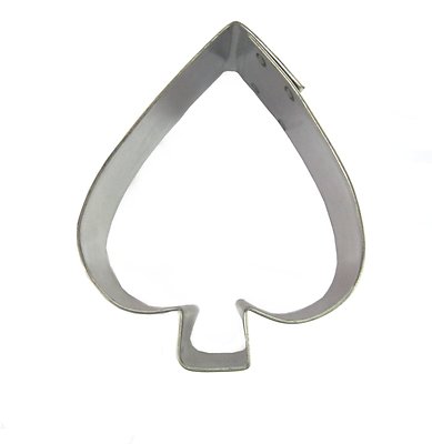 Fox Run 2.5'' Cookie Cutter, Spade - 2 Pack (3325)