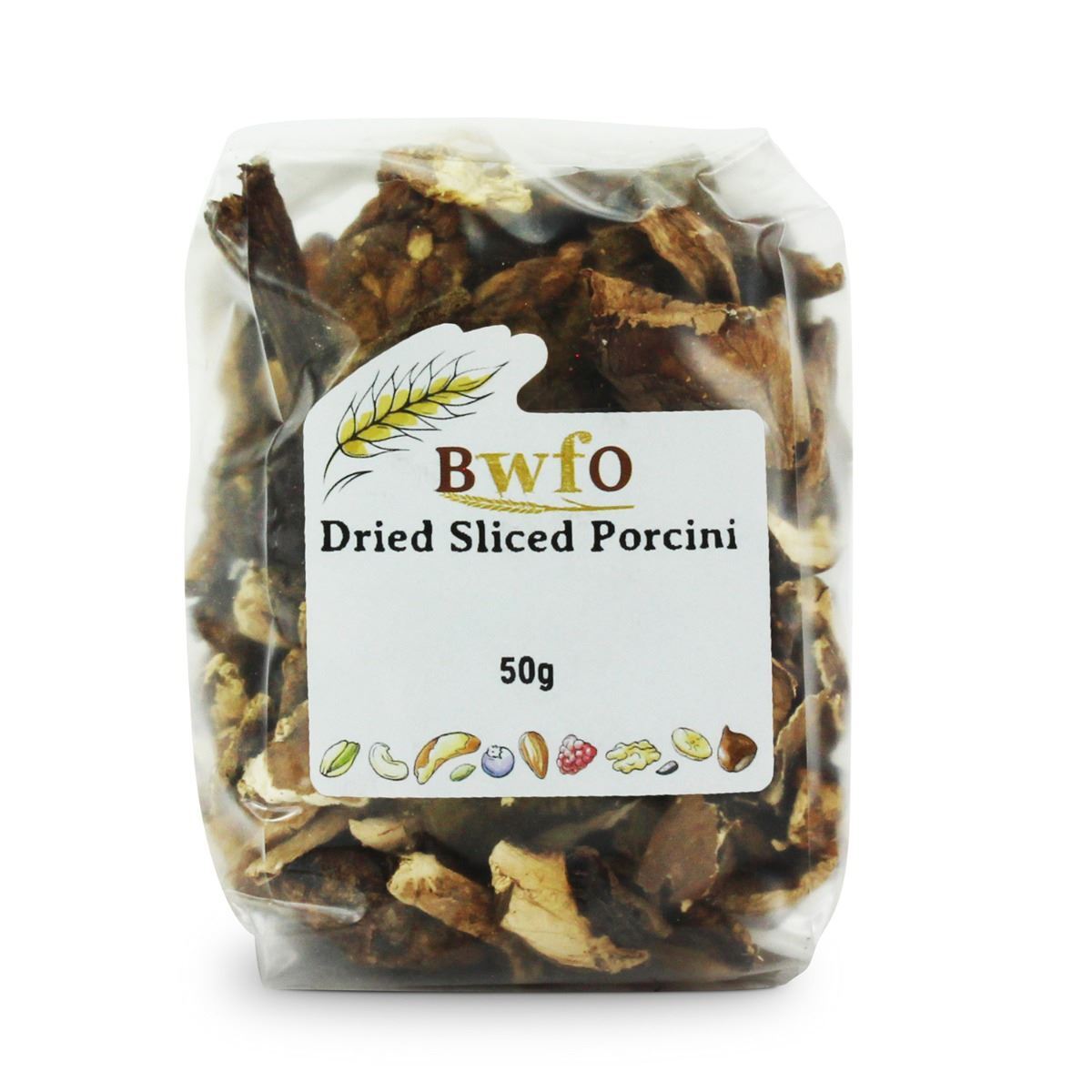 Dried Sliced Porcini Mushrooms 50g  | BWFO | Free UK Mainland P&P