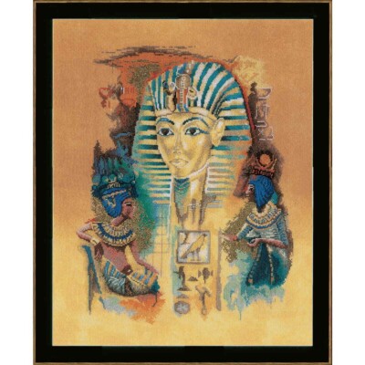 Lanarte Counted Cross Stitch Kit ''Tutankhamun'' - New