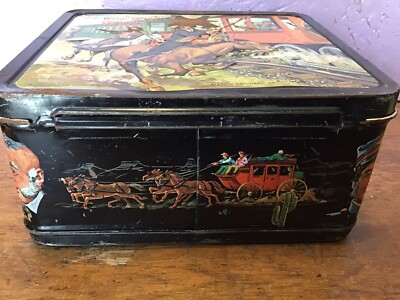Vintage 1969 The Wild Wild West Aladdin Metal Lunch Box No Thermos