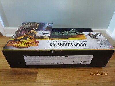 Figurine Jurassic World Dominion Giganotosaure Super Colossal - Mattel 2021, Neuve