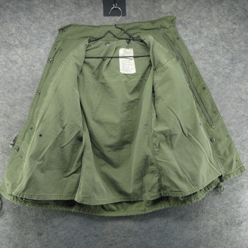 VTG Alpha Industries Jacket Mens Small Long Green Cold Weater Field Coat OG-107 - Picture 14 of 20