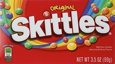 Skittles Original Candy Theater Box, 3.5 ounc...