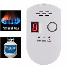 Plug-in Digital Natural Gas Detector Propane Gas Combustible Gas Leak Alarm K7R7