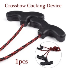 Crossbow Cocking Aid Rope Device Cocker Double Handle Strings FOR Hunting