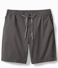 Tommy Bahama Men's Oceanside Poplin Pull-On Elastic-Waist 8-Inch Sand Shorts