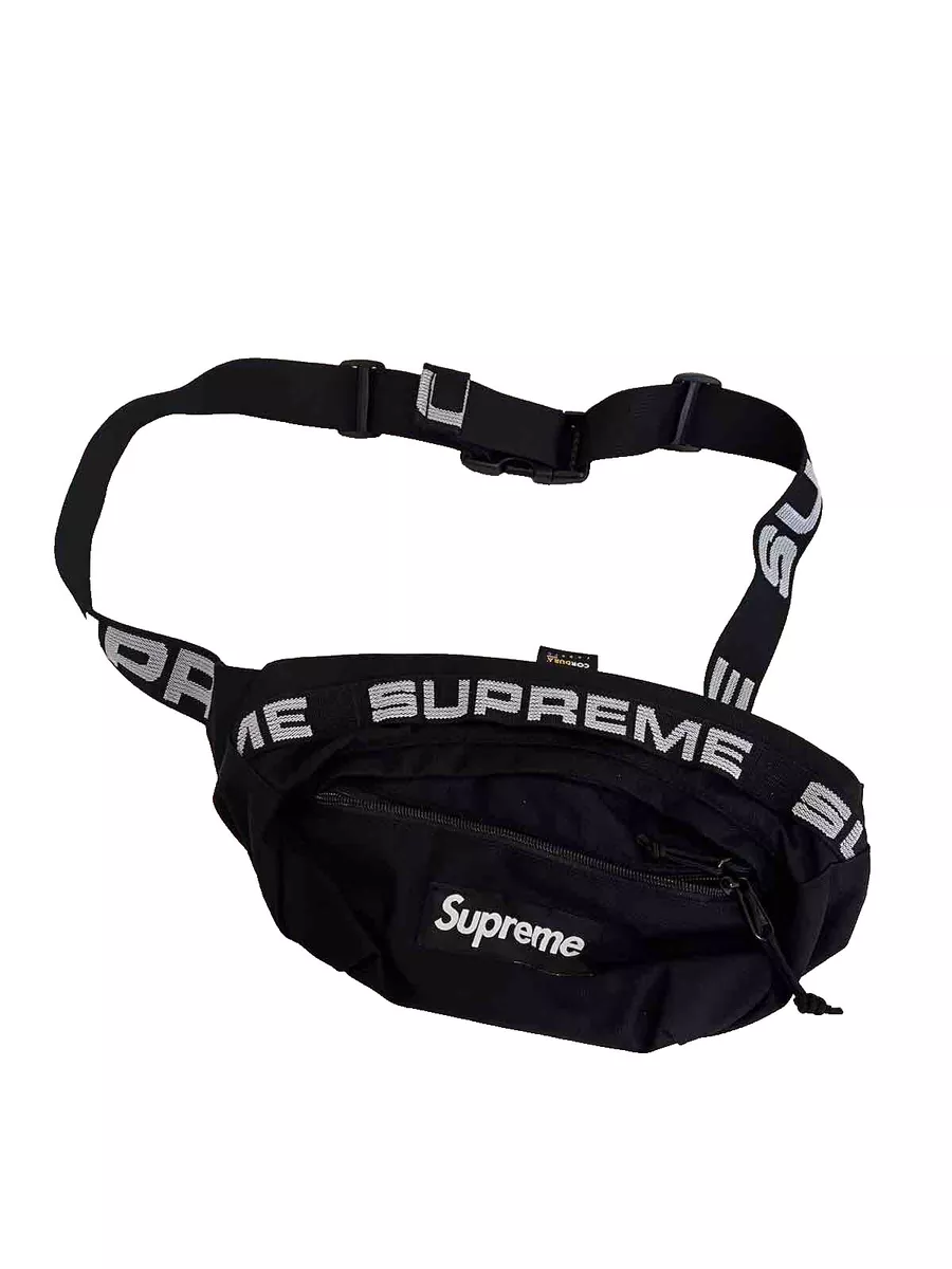 supreme fanny pack on body