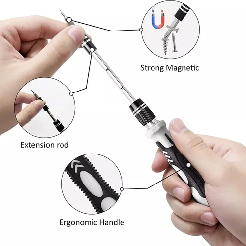 115 in 1 Magnetic Precision Repair Screwdriver Set PC Phone Electronics Tool Kit - Picture 9 of 24