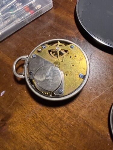 Westclox pocket watch OLD vintage for parts or restore $35 FREE SHIPPING! - Picture 2 of 8