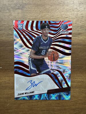 2021-22 Ziaire Williams RC #RA-ZWL Panini Revolution Red Asia TMall Autograph