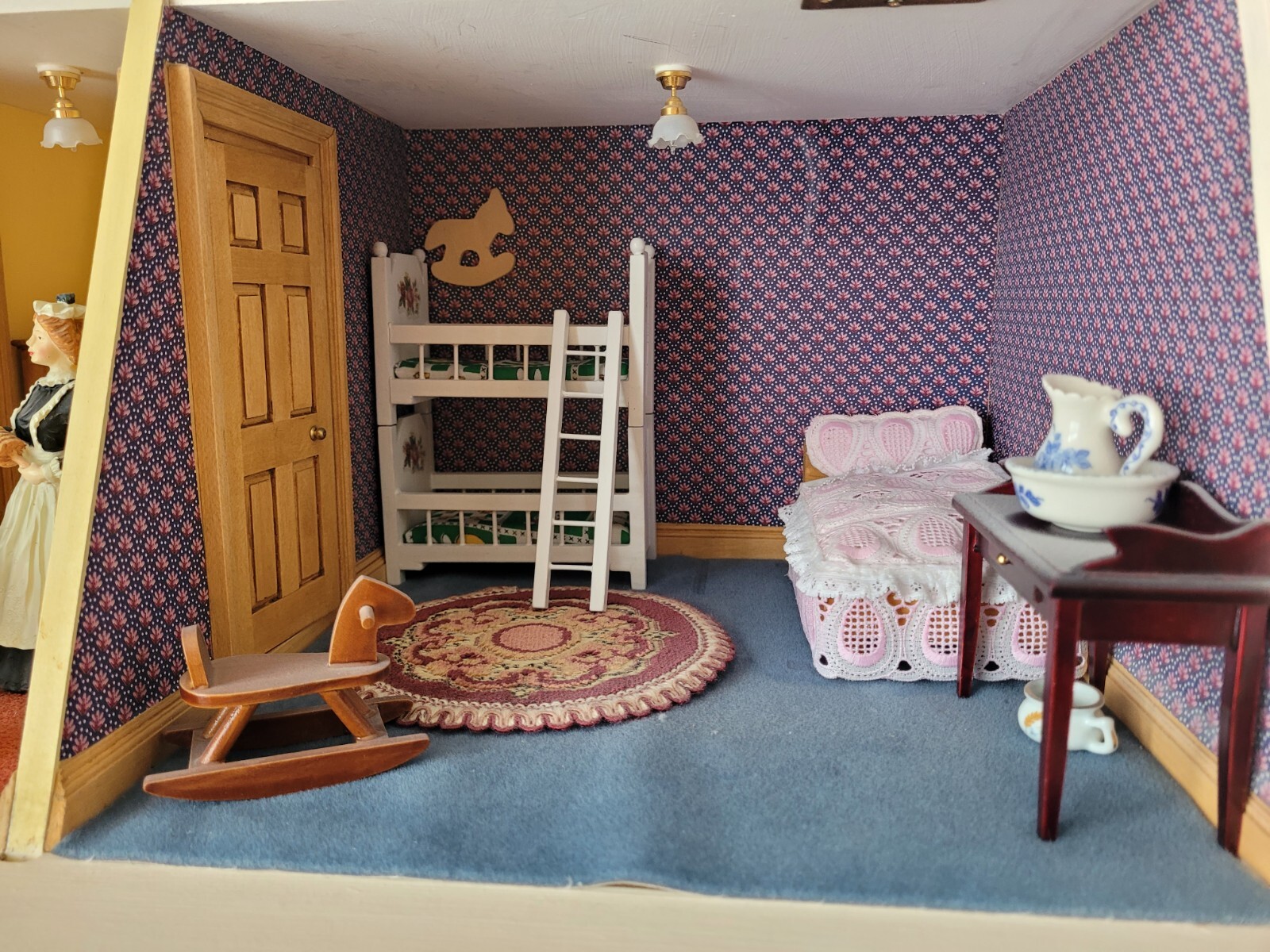 Dolls House Emporium Manor House Fully Wired And Furnished eBay