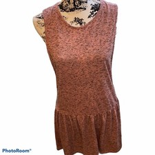 ASOS Tank Top Sleeveless Heathered Pink Dress 6