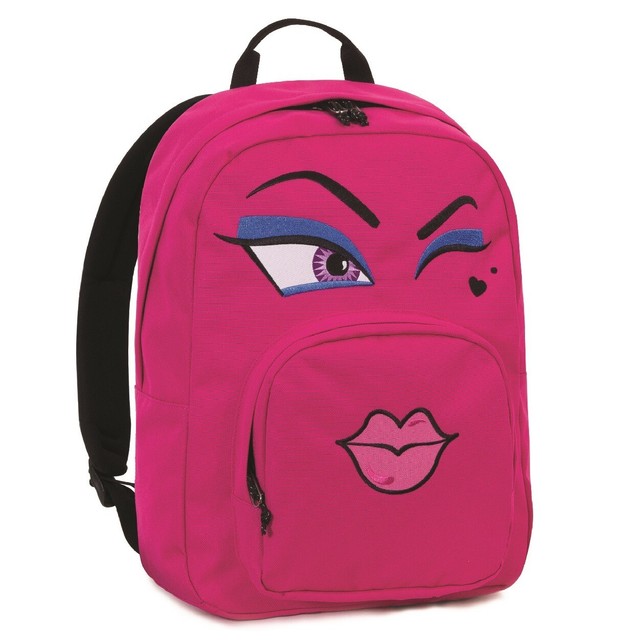 Zaino Invicta Ollie Face Tinta unita Fucsia a | Acquisti Online su eBay