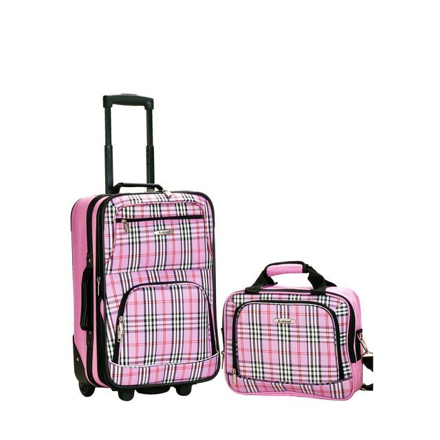 suitcase set pink