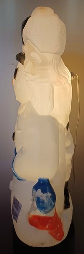 Vintage Santa Claus Snowman Gnome Don Featherstone 31" Blow Mold Christmas - Picture 16 of 24
