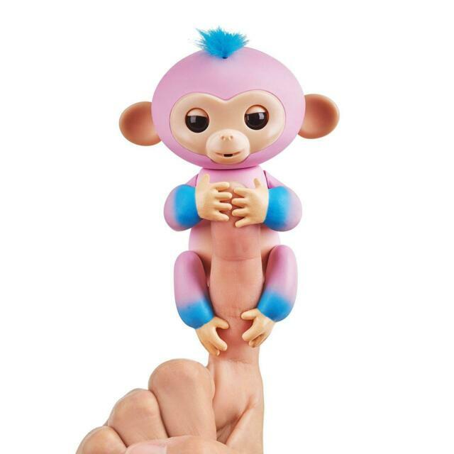 Fingerlings Monkey Candi Pink Blue Electronic Interactive Baby Pet Toy 3722 For Sale Online Ebay
