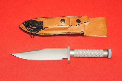 Rare Vintage Running River RR Hollow Handle Survival Knife w/ Sheath Excellent