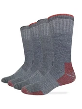 Carolina Ultimate Mens Full Cushion Merino Wool Blend Boot Socks 4 Pair Pack