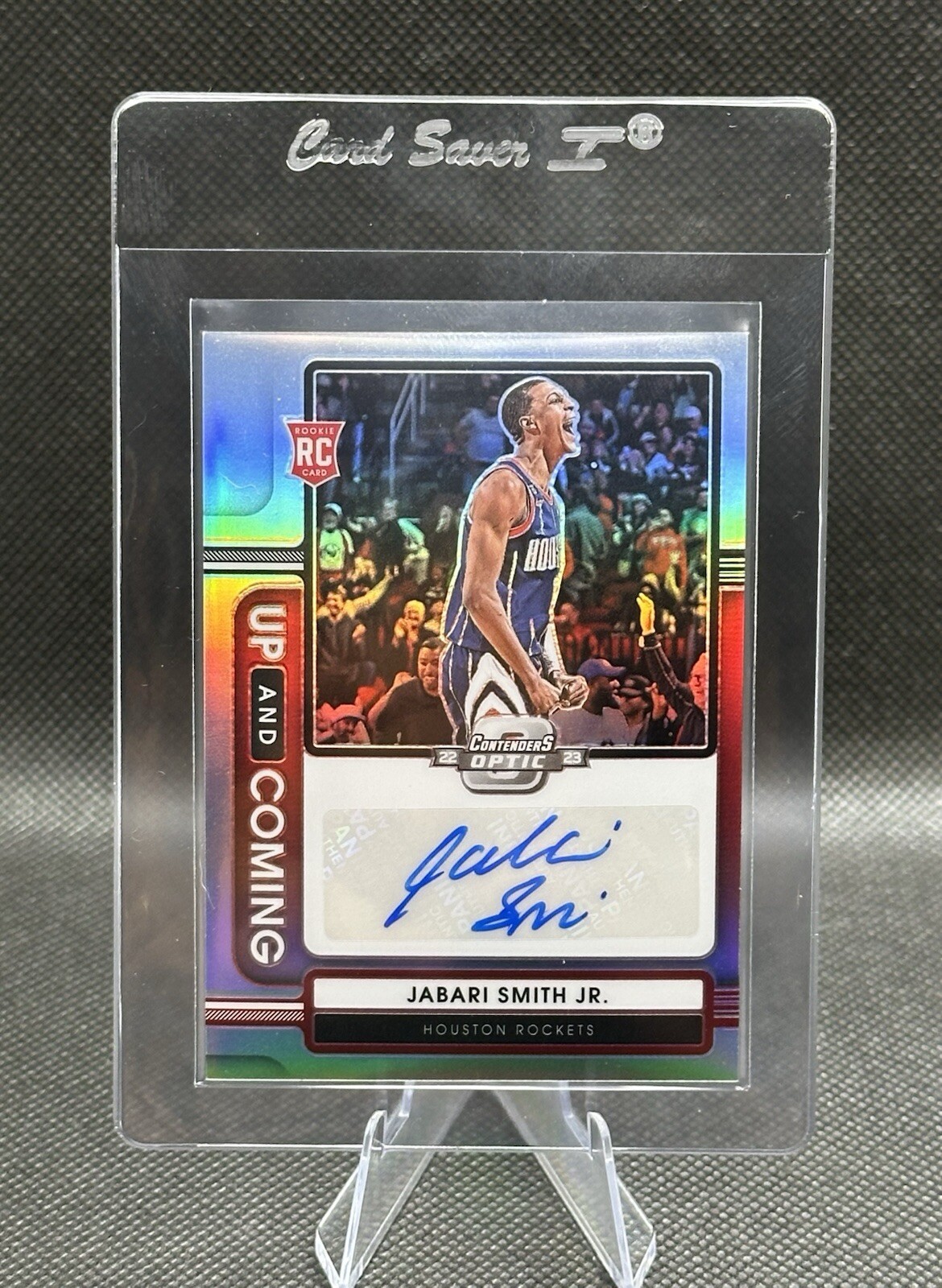 2022-23 Panini Contenders Optic - Jabari Smith Jr. /99 Up and Coming Autographs
